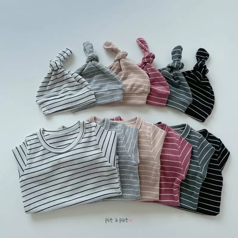Pitapat - Korean Baby Fashion - #babyoninstagram - Ppappiyong Bonnet Baby Bodysuit - 5