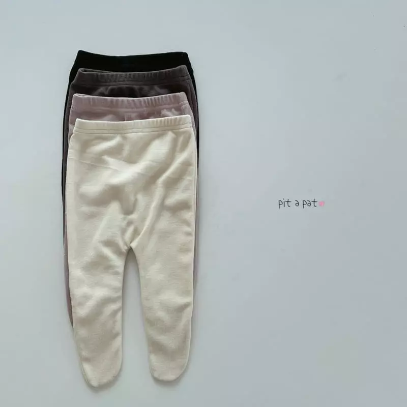 Pitapat - Korean Baby Fashion - #onlinebabyshop - Bebe Foot Leggings - 2