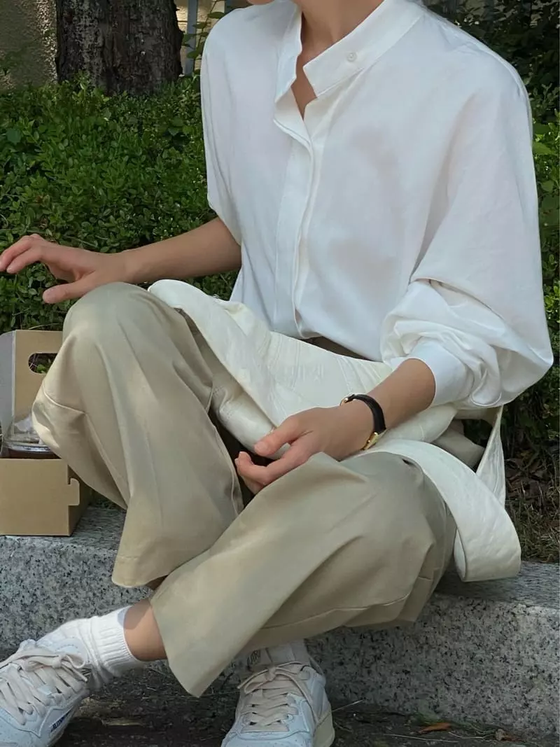 Plat - Korean Women Fashion - #momslook - Half Blouse - 11