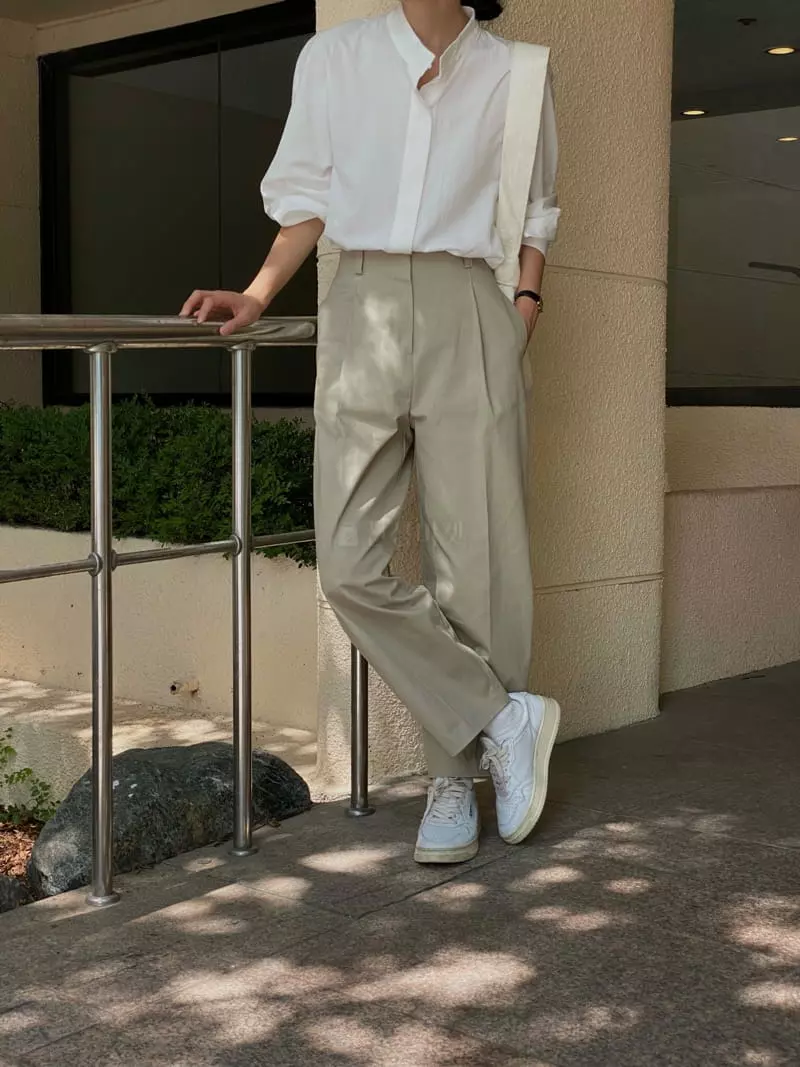 Plat - Korean Women Fashion - #momslook - Half Blouse - 9