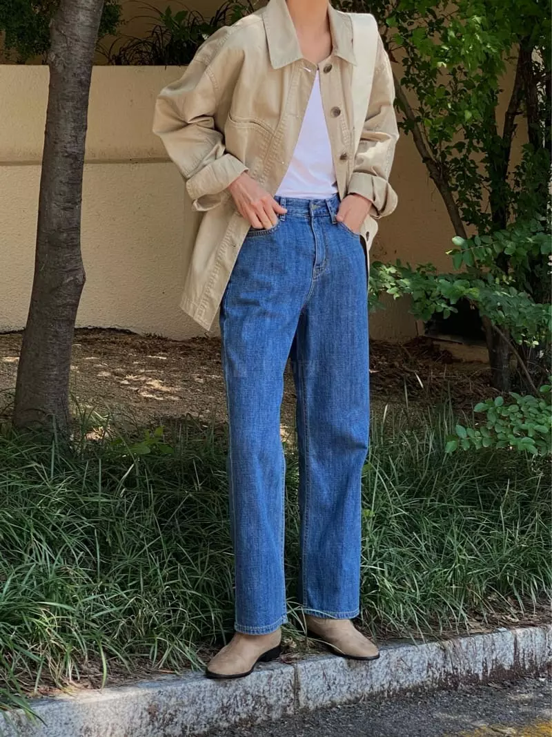 Plat - Korean Women Fashion - #momslook - Fench Jeans - 10