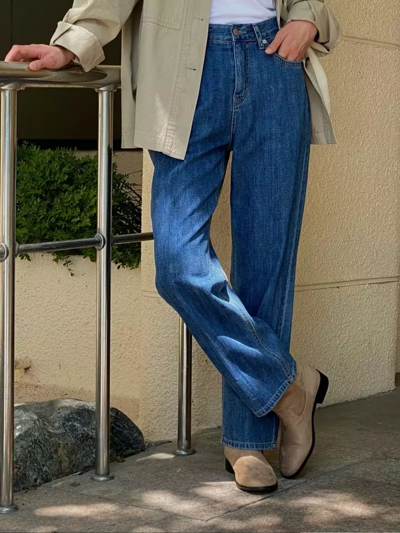 Plat - Korean Women Fashion - #momslook - Fench Jeans - 12