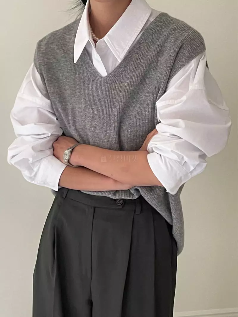 Plat - Korean Women Fashion - #momslook - Cash Flat Vest - 12