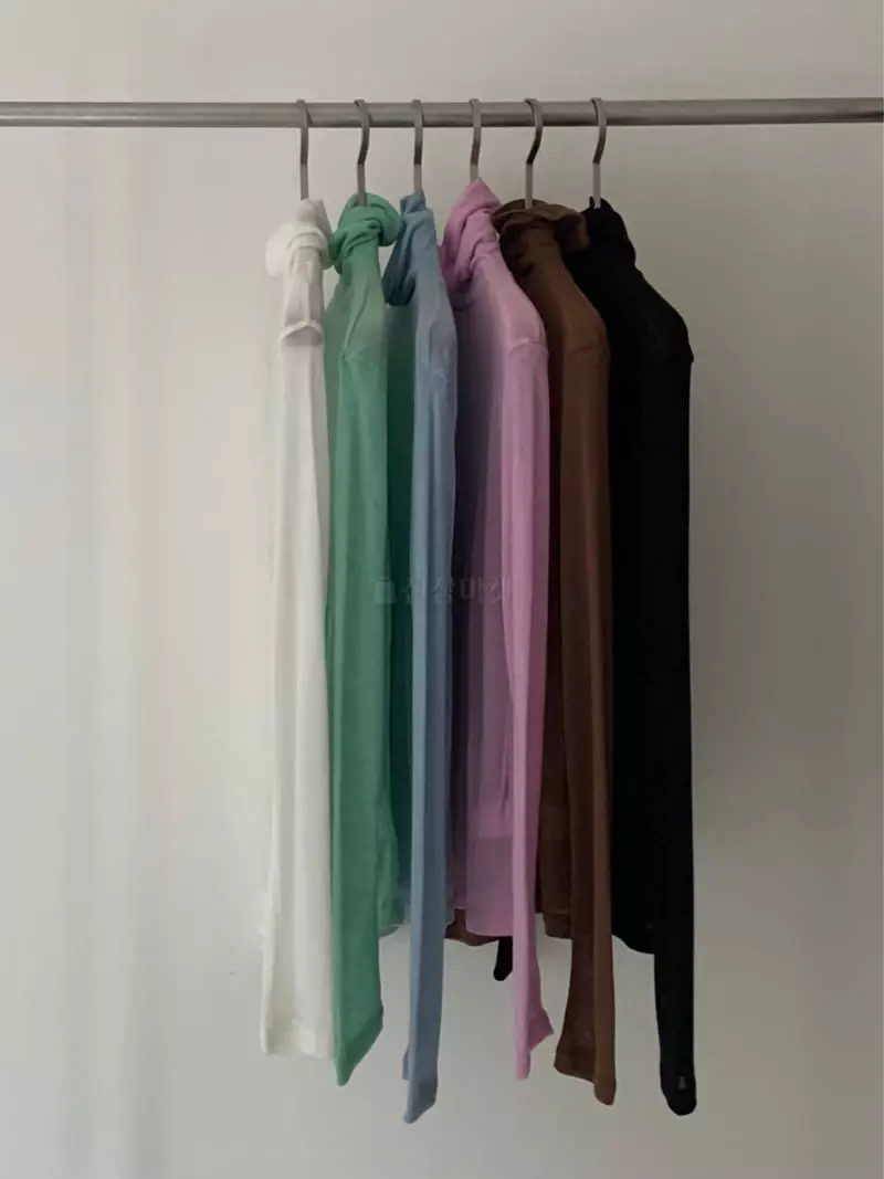 Plat - Korean Women Fashion - #momslook - Cash Turtleneck Tee - 9
