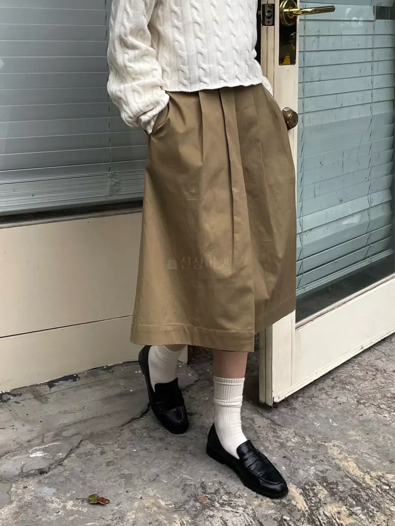 Plat - Korean Women Fashion - #momslook - Soho Wrap Skirt - 3