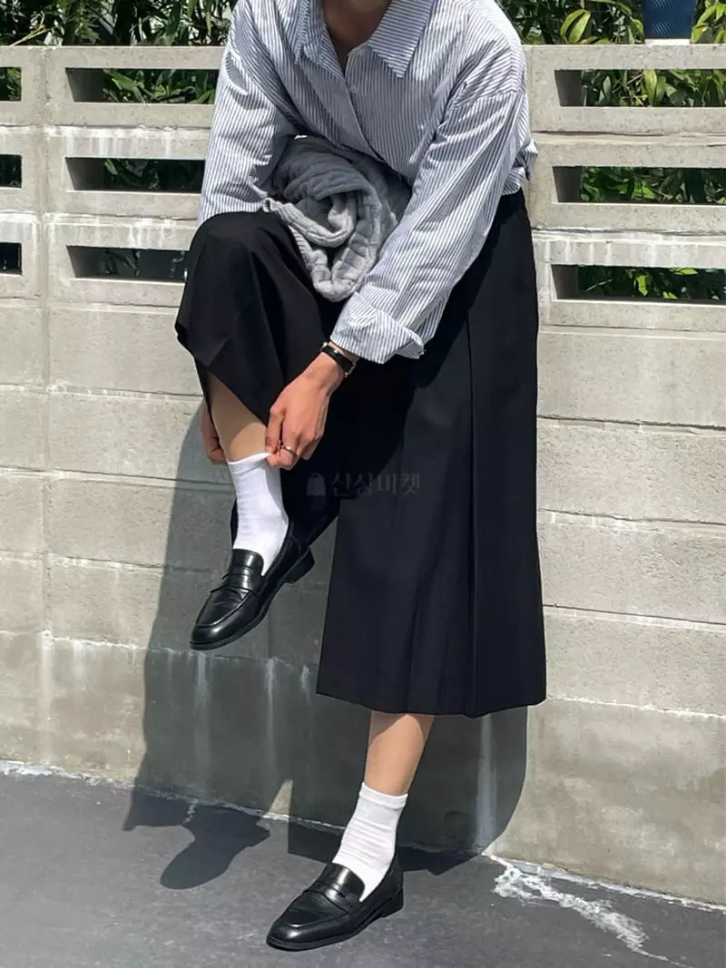 Plat - Korean Women Fashion - #womensfashion - Breeds Wrinkle Pants - 4