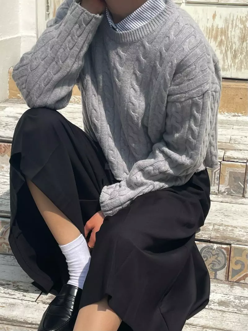 Plat - Korean Women Fashion - #momslook - Breeds Wrinkle Pants - 8