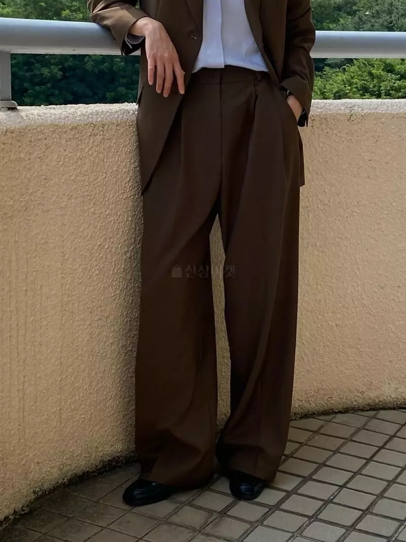 Plat - Korean Women Fashion - #momslook - Lenerd Pants - 2