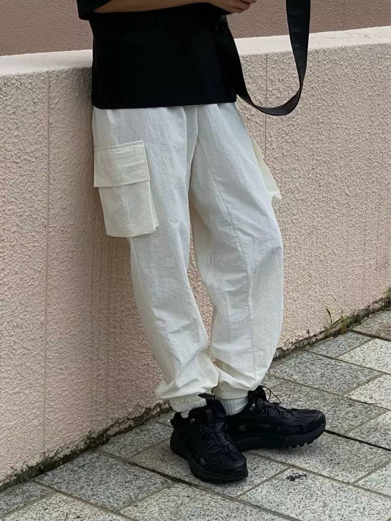 Plat - Korean Women Fashion - #momslook - Nylon Pants - 2