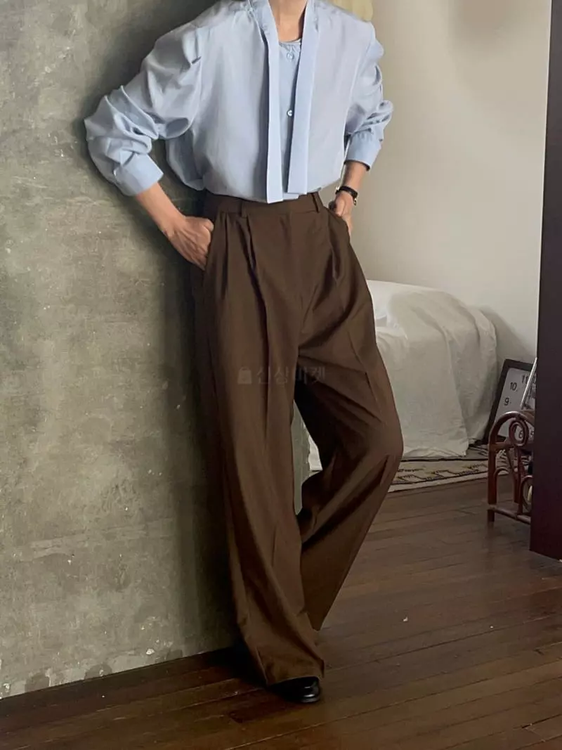 Plat - Korean Women Fashion - #pursuepretty - Lenerd Pants - 10
