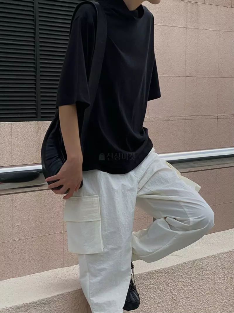 Plat - Korean Women Fashion - #restrostyle - Half Tee - 5