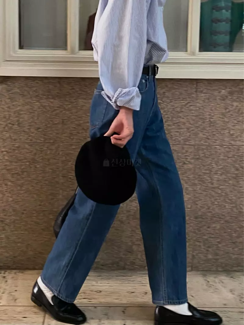 Plat - Korean Women Fashion - #restrostyle - Fench Jeans - 3