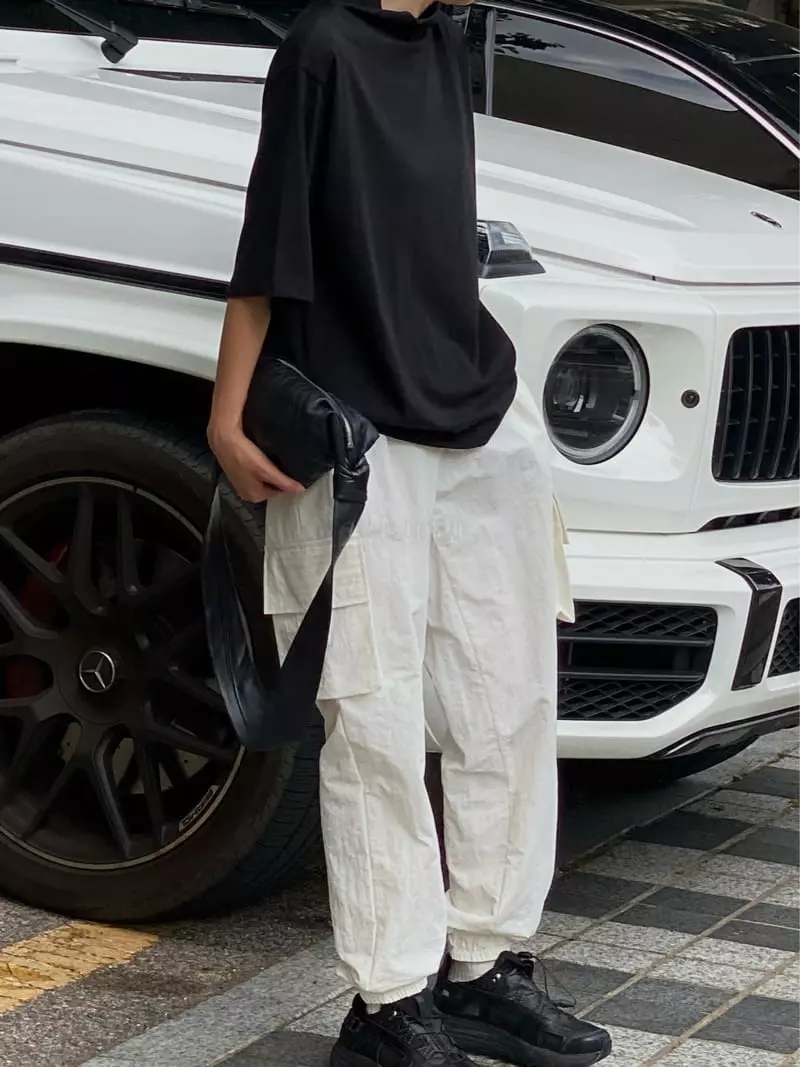 Plat - Korean Women Fashion - #restrostyle - Nylon Pants - 8