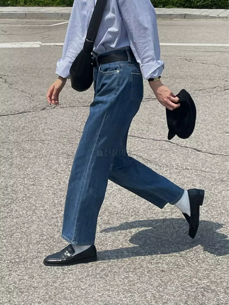 Plat - Korean Women Fashion - #restrostyle - Fench Jeans - 4