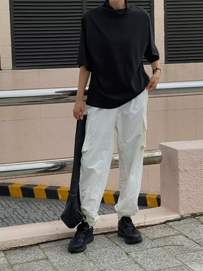 Plat - Korean Women Fashion - #romanticstyle - Nylon Pants - 9