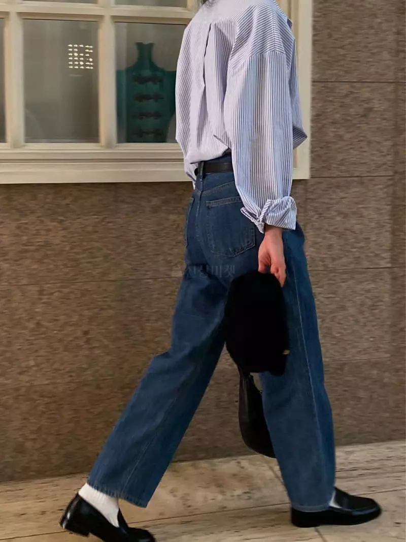 Plat - Korean Women Fashion - #thatsdarling - Fench Jeans - 6