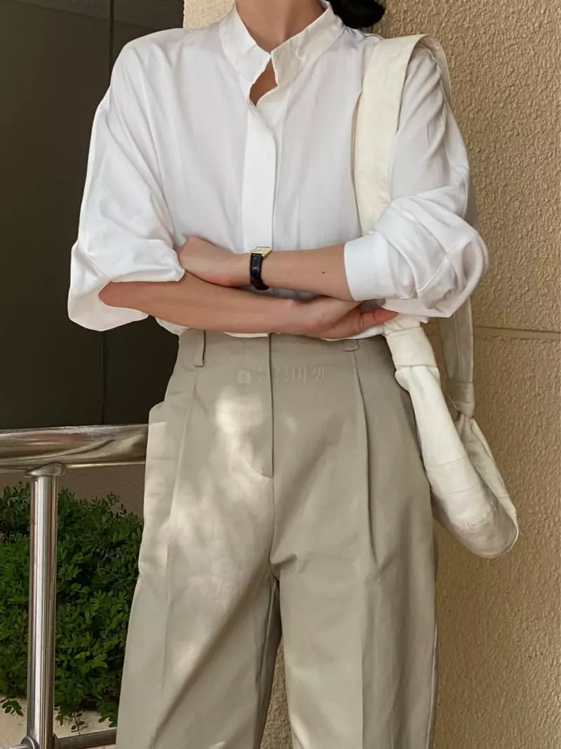 Plat - Korean Women Fashion - #thelittlethings - Half Blouse - 8