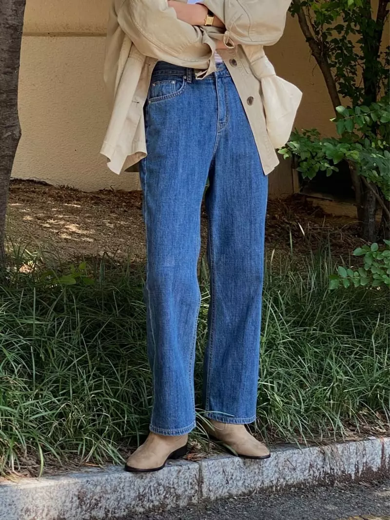 Plat - Korean Women Fashion - #thelittlethings - Fench Jeans - 7