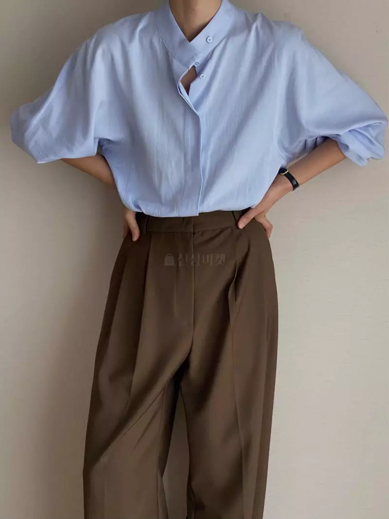 Plat - Korean Women Fashion - #vintageinspired - Half Blouse