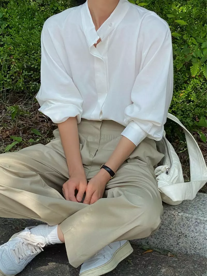 Plat - Korean Women Fashion - #womensfashion - Half Blouse - 10