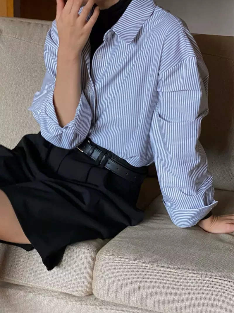 Plat - Korean Women Fashion - #womensfashion - Cash Turtleneck Tee - 10