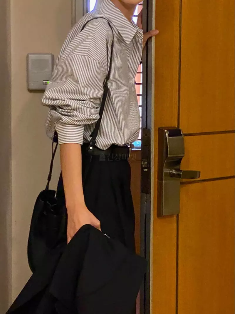 Plat - Korean Women Fashion - #womensfashion - Stripes Shirt - 10