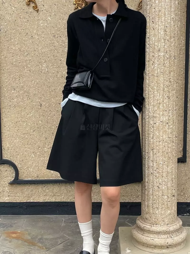 Plat - Korean Women Fashion - #womensfashion - Solid Half Pants