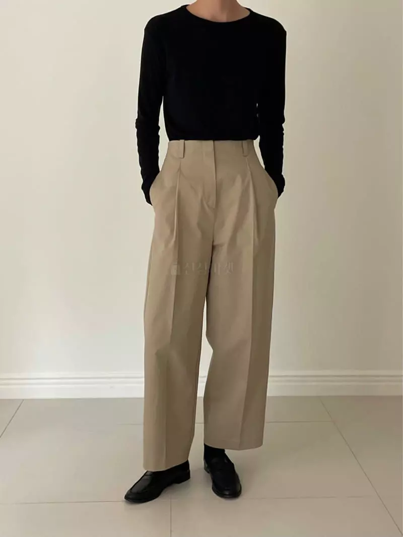 Plat - Korean Women Fashion - #womensfashion - Soft Round Tee - 11