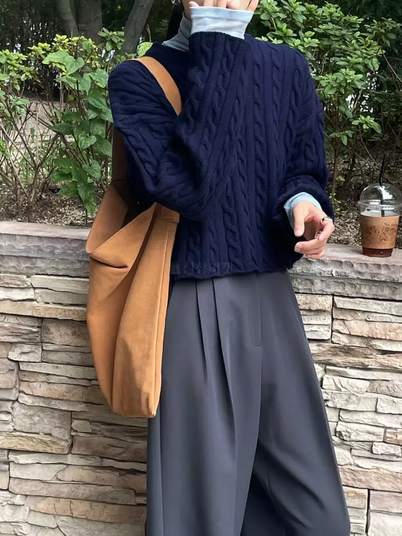Plat - Korean Women Fashion - #womensfashion - Mue Mue Twist Knit Tee - 12