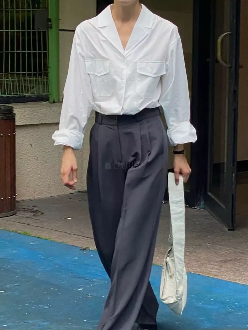 Plat - Korean Women Fashion - #womensfashion - Lilly Pocket Shirt - 2