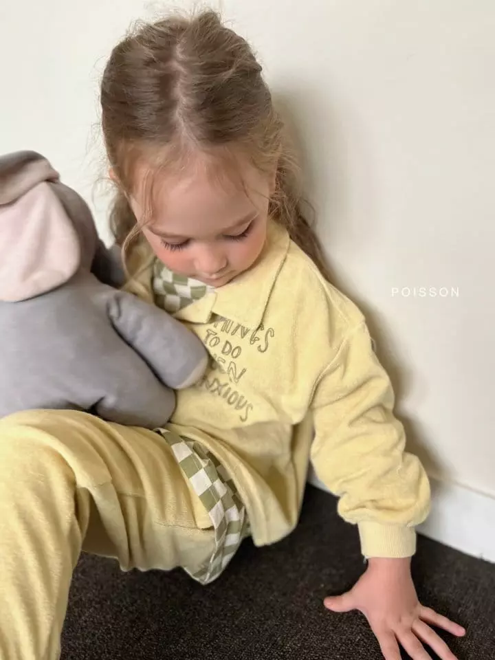 Poisson - Korean Children Fashion - #Kfashion4kids - Terry Loose Pants - 7