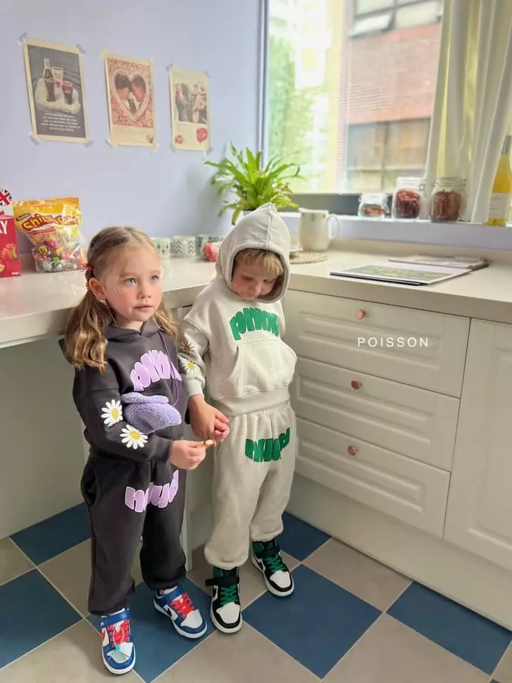 Poisson - Korean Children Fashion - #childofig - Jolly Hoody Top Bottom Set - 8