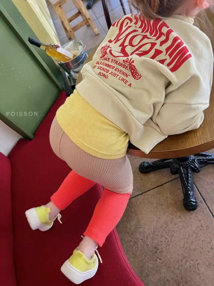 Poisson - Korean Children Fashion - #childofig - Loose Neck Turtleneck Tee - 7
