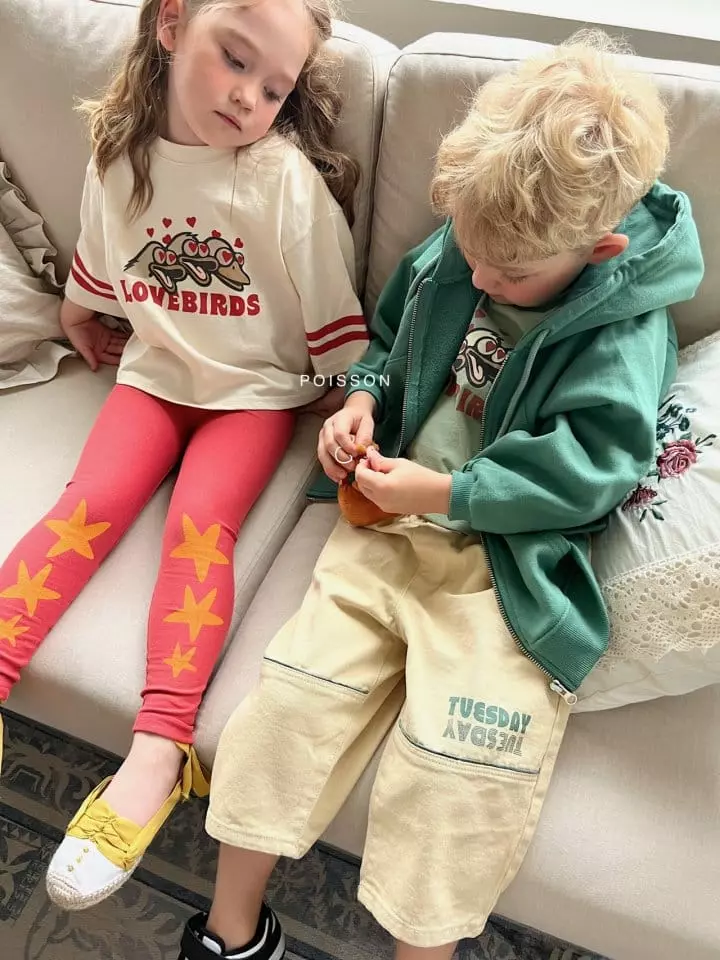 Poisson - Korean Children Fashion - #discoveringself - Love Buds Tee - 8