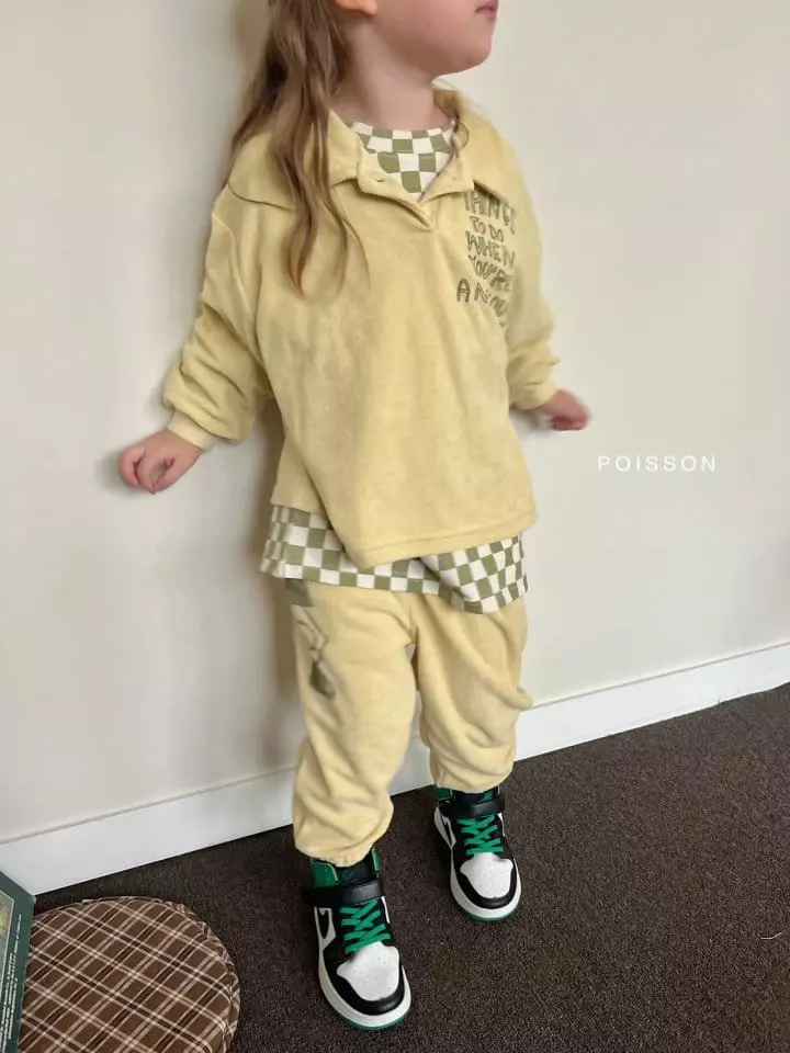 Poisson - Korean Children Fashion - #kidzfashiontrend - Terry Loose Pants - 6