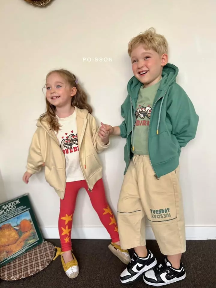Poisson - Korean Children Fashion - #minifashionista - Love Buds Tee - 2