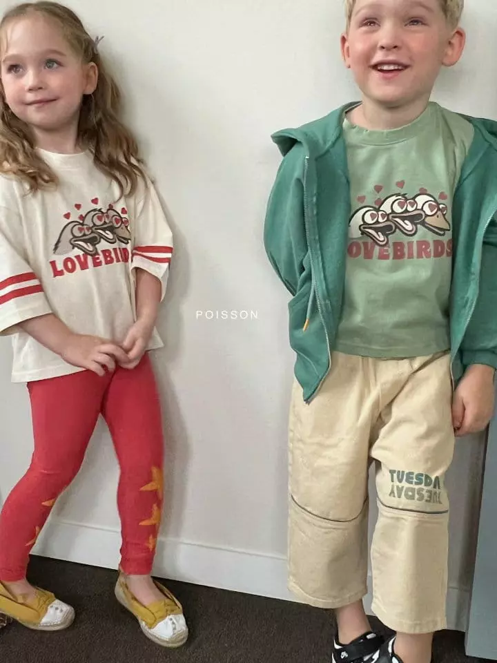 Poisson - Korean Children Fashion - #prettylittlegirls - Love Buds Tee - 3