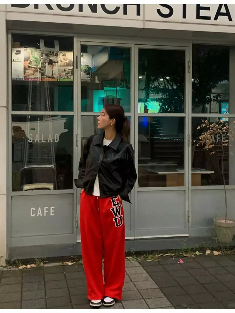 Pool Loop - Korean Women Fashion - #restrostyle - Ewu Pants - 12
