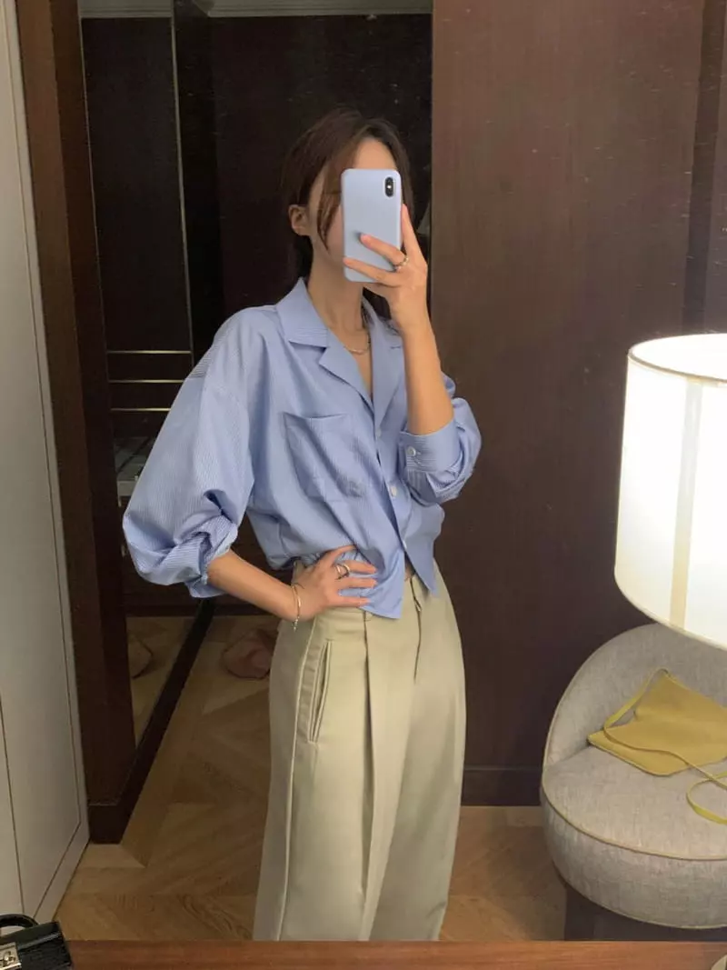 Poster - Korean Women Fashion - #shopsmall - Pore Shirt - 2