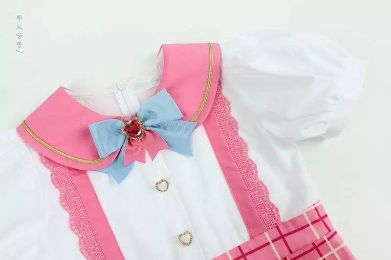 Pourenfant - Korean Children Fashion - #designkidswear - Luna Pink One-piece - 2