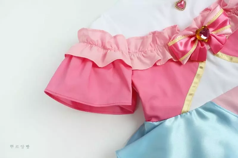 Pourenfant - Korean Children Fashion - #kidsstore - Change Luna Pink One-piece - 3