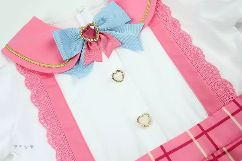 Pourenfant - Korean Children Fashion - #littlefashionista - Luna Pink One-piece - 9