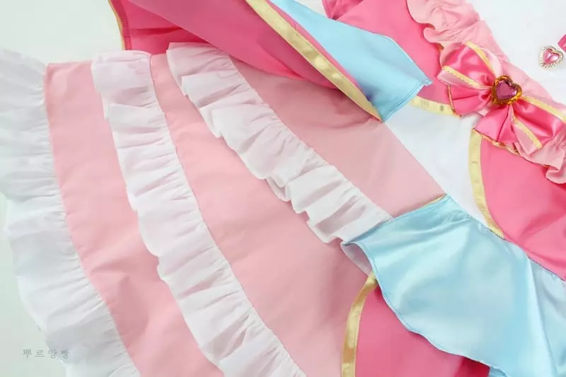 Pourenfant - Korean Children Fashion - #magicofchildhood - Change Luna Pink One-piece - 7