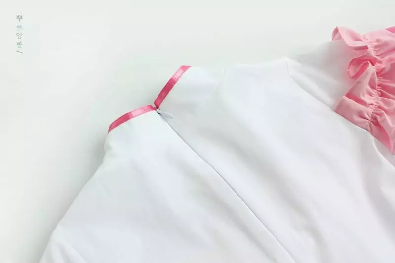 Pourenfant - Korean Children Fashion - #todddlerfashion - Change Luna Pink One-piece - 10