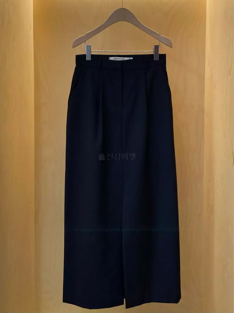Project View - Korean Women Fashion - #momslook - Jane Slit Skirt - 3
