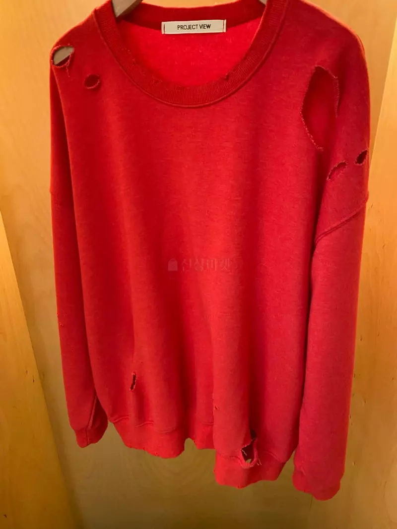 Project View - Korean Women Fashion - #momslook - Demage Washing Sweatshirt - 3