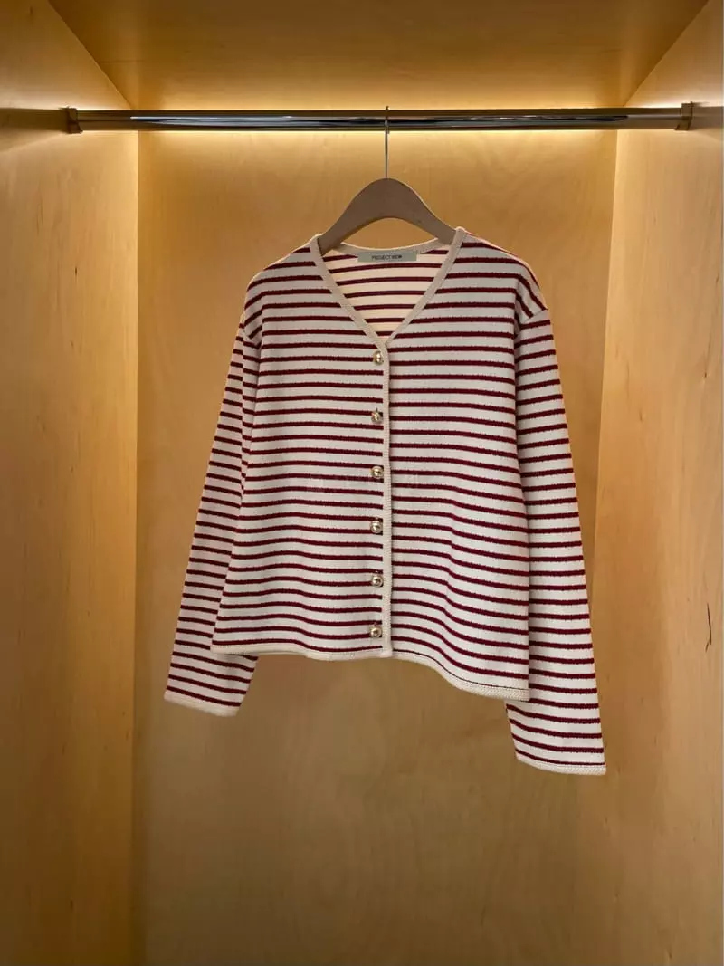 Project View - Korean Women Fashion - #momslook - Stripes Jacket - 2