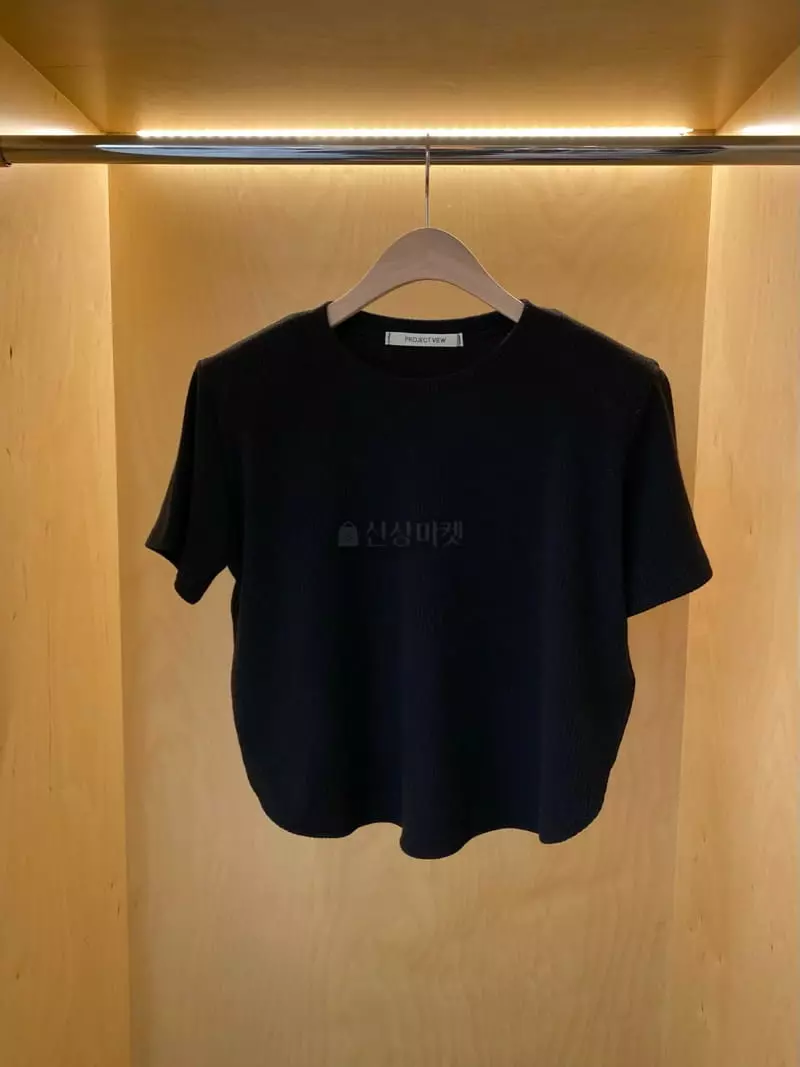 Project View - Korean Women Fashion - #momslook - Rib Pad Tee - 3