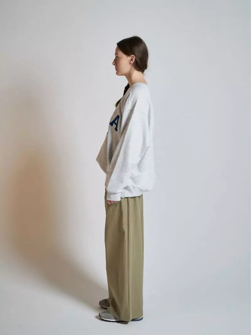 Project View - Korean Women Fashion - #momslook - UC Embroidery Sweatshirt - 2