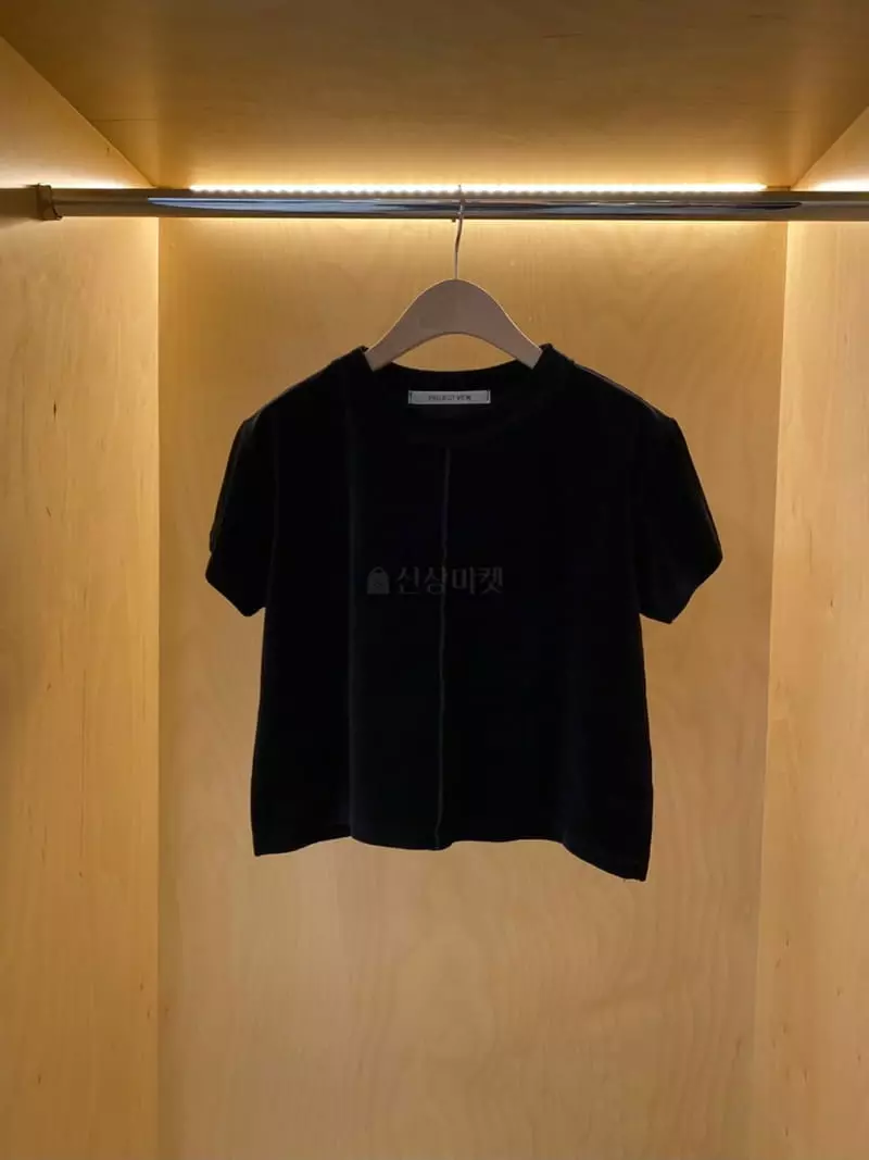 Project View - Korean Women Fashion - #pursuepretty - Veloure Slit Tee